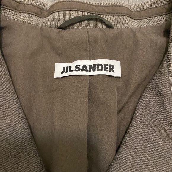 Jil Sander Brown Casual Blaze Size 2/4 - Picture 2 of 12